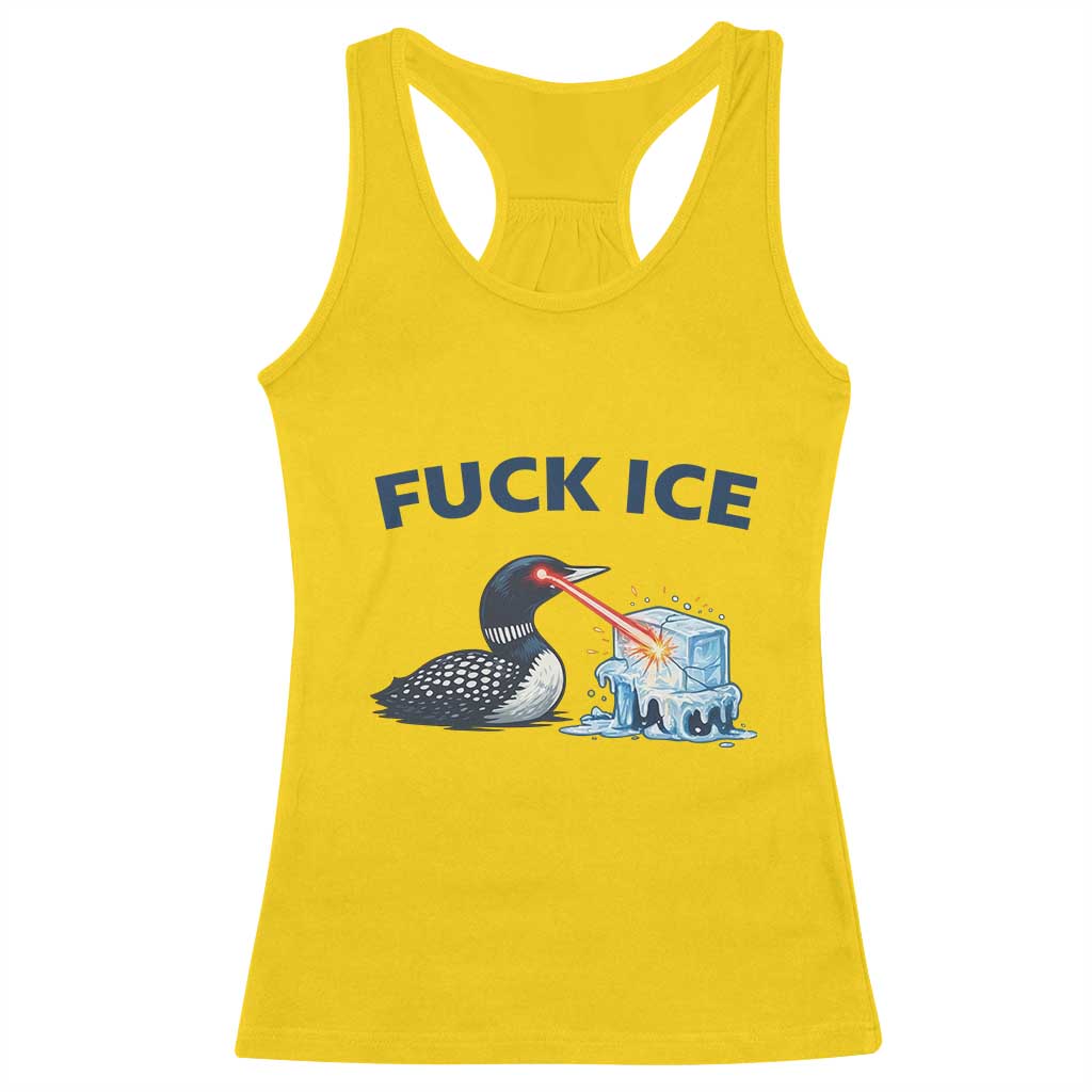 Minnesota Anti ICE Immigration Protest Ladies Racerback Tank Top Fuck Ice TS14 Daisy Print Your Wear