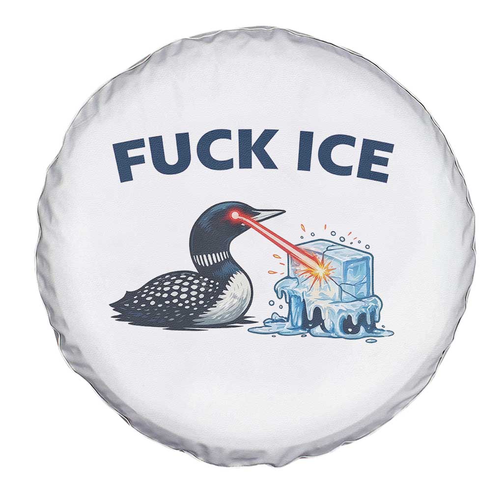 Minnesota Anti ICE Immigration Protest Ladies Spare Tire Cover Fuck Ice TS14 Print Your Wear