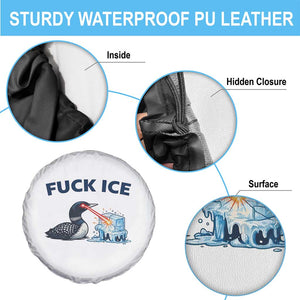 Minnesota Anti ICE Immigration Protest Ladies Spare Tire Cover Fuck Ice TS14 Print Your Wear