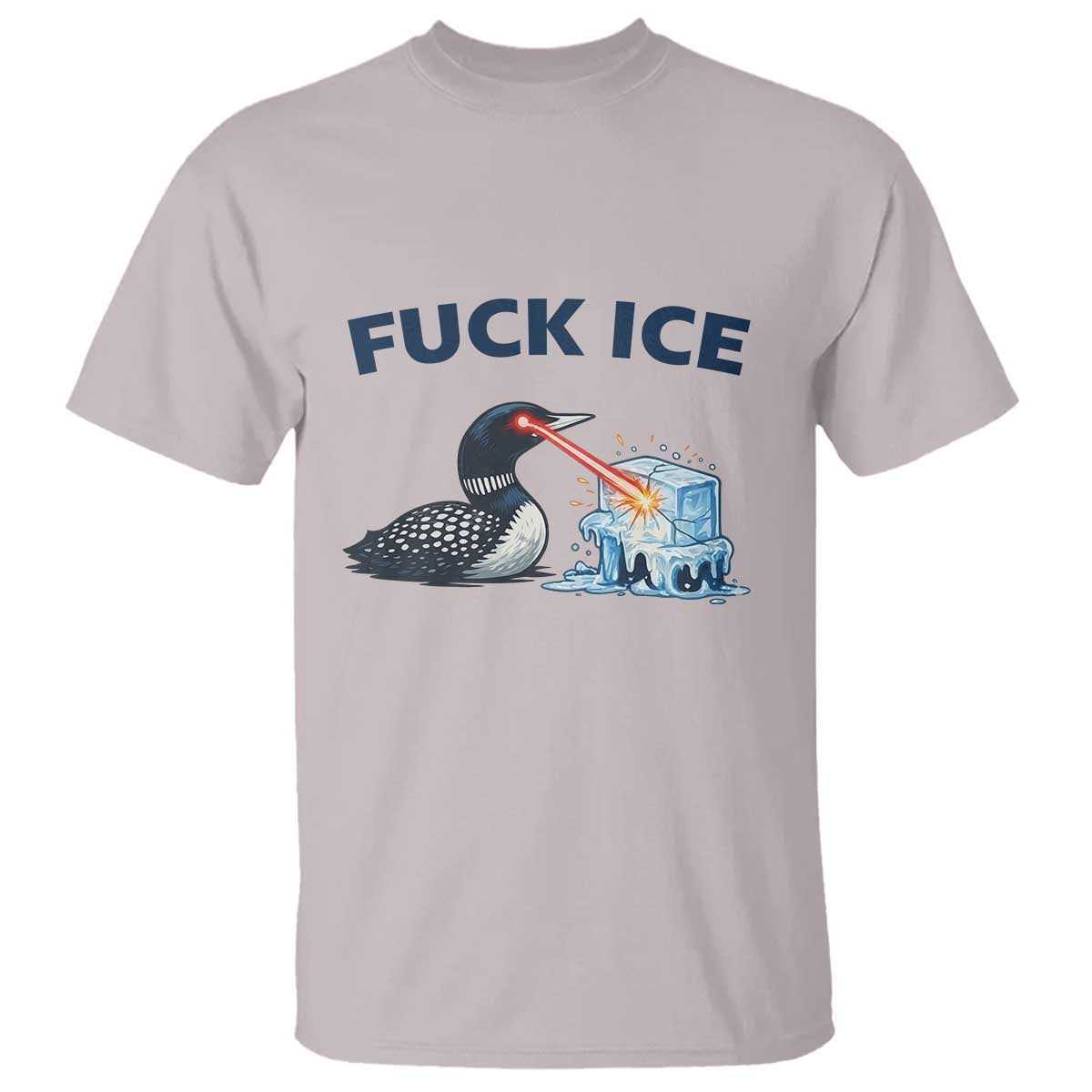 Minnesota Anti ICE Immigration Protest Ladies T Shirt Fuck Ice TS14 Ice Gray Print Your Wear