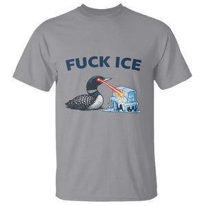 Minnesota Anti ICE Immigration Protest Ladies T Shirt Fuck Ice TS14 Sport Gray Print Your Wear
