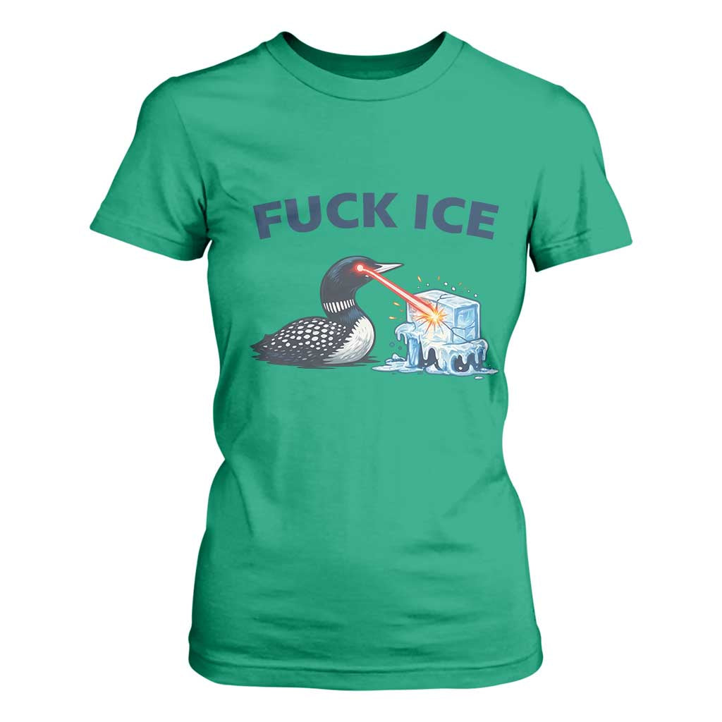Minnesota Anti ICE Immigration Protest Ladies T Shirt For Women Fuck Ice TS14 Irish Green Print Your Wear