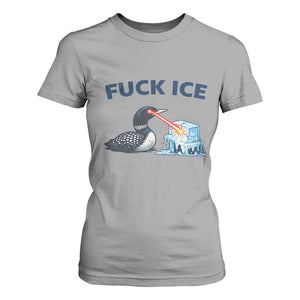 Minnesota Anti ICE Immigration Protest Ladies T Shirt For Women Fuck Ice TS14 Sport Gray Print Your Wear