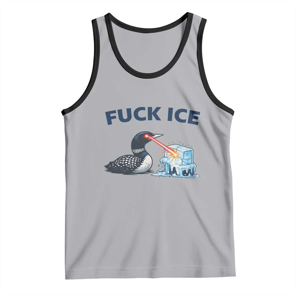 Minnesota Anti ICE Immigration Protest Ladies Tank Top Fuck Ice TS14 Athletic Heather Black Print Your Wear