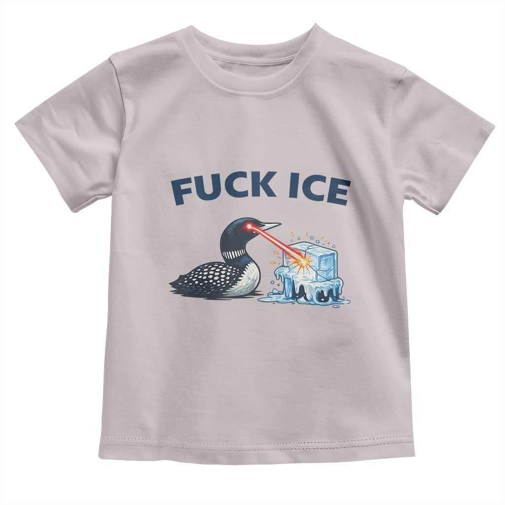 Minnesota Anti ICE Immigration Protest Ladies Toddler T Shirt Fuck Ice TS14 Ice Gray Print Your Wear
