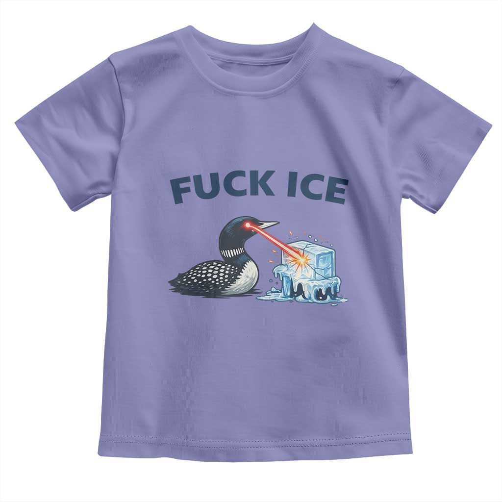 Minnesota Anti ICE Immigration Protest Ladies Toddler T Shirt Fuck Ice TS14 Violet Print Your Wear