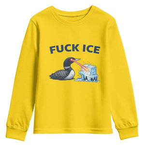 Minnesota Anti ICE Immigration Protest Ladies Youth Sweatshirt Fuck Ice TS14 Daisy Print Your Wear
