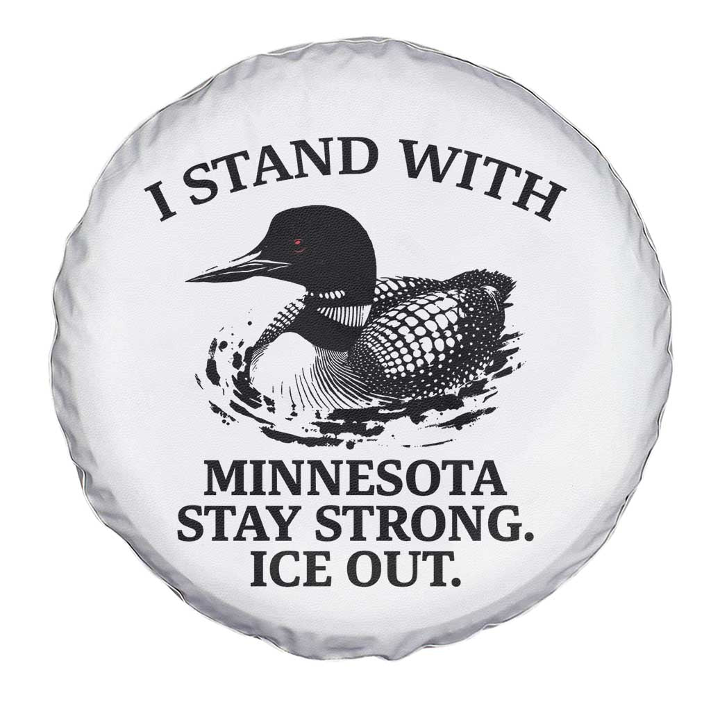 I Stand With Minnesota Spare Tire Cover Minnesota Anti ICE Immigration Protest TS14 Print Your Wear
