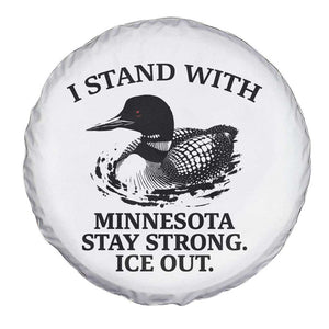 I Stand With Minnesota Spare Tire Cover Minnesota Anti ICE Immigration Protest TS14 Print Your Wear