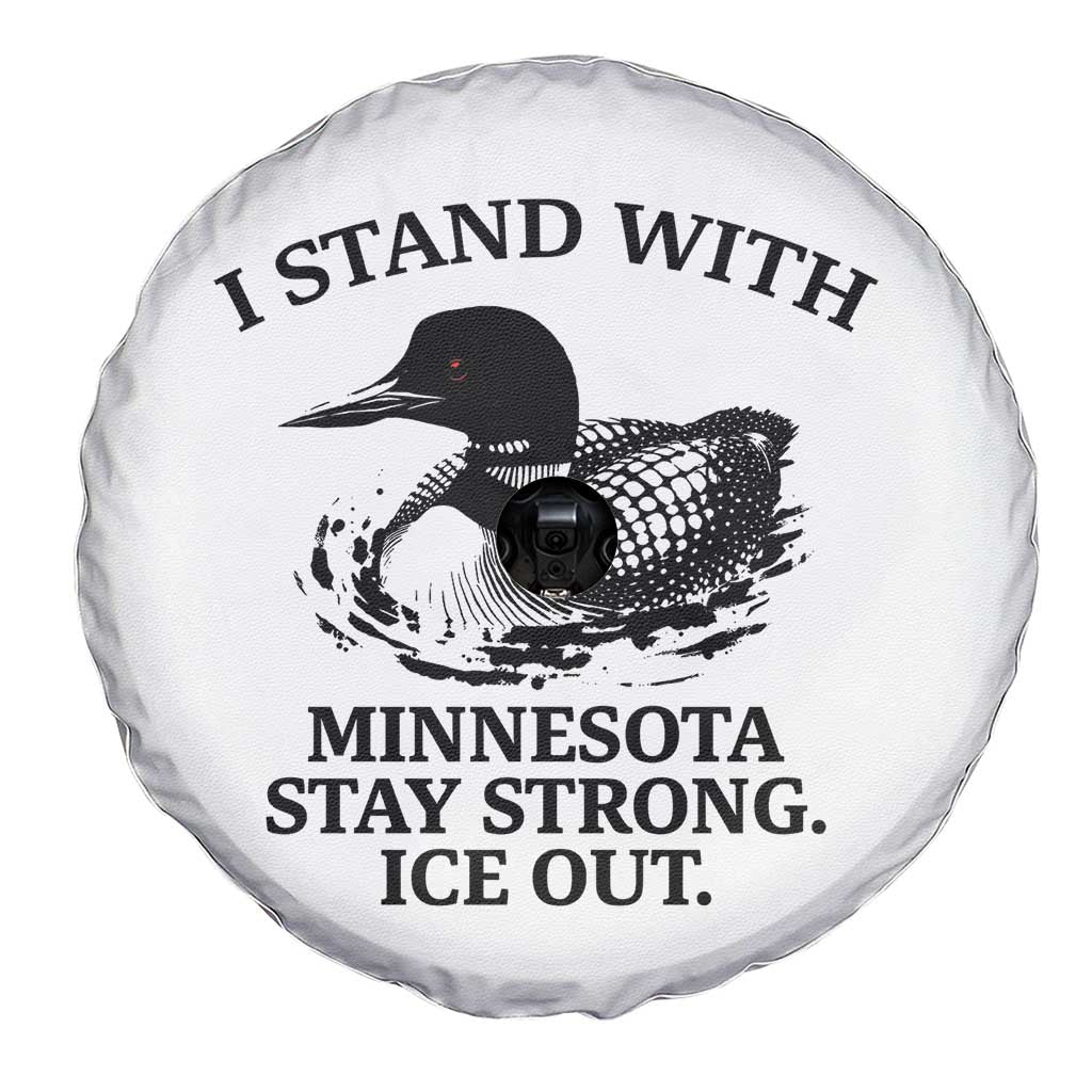I Stand With Minnesota Spare Tire Cover Minnesota Anti ICE Immigration Protest TS14 Print Your Wear