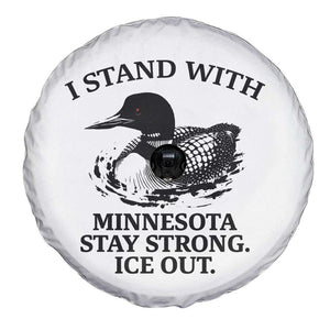 I Stand With Minnesota Spare Tire Cover Minnesota Anti ICE Immigration Protest TS14 Print Your Wear