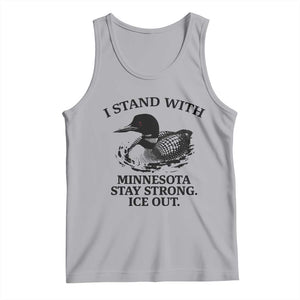 I Stand With Minnesota Tank Top Minnesota Anti ICE Immigration Protest TS14 Athletic Heather Print Your Wear