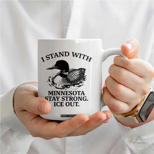 I Stand With Minnesota Coffee Mug Minnesota Anti ICE Immigration Protest TS14 Print Your Wear