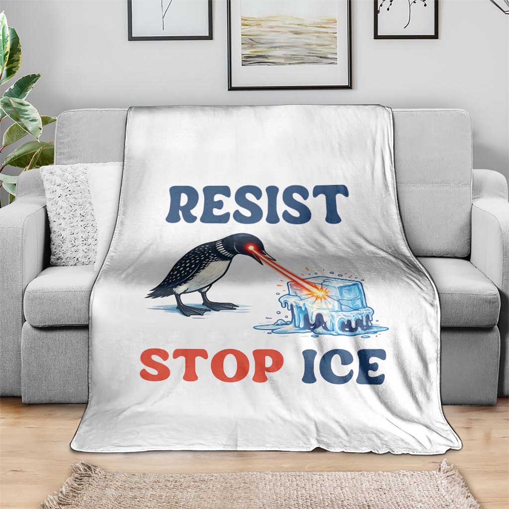 Stop ICE Throw Blanket Minnesota Resist Anti ICE Immigration Protest TS14 Print Your Wear