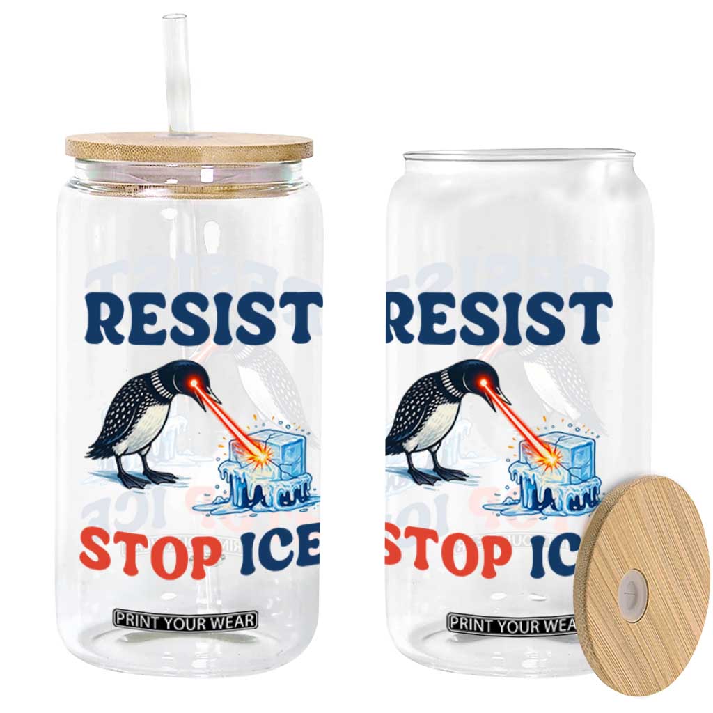 Stop ICE Glass Can Minnesota Resist Anti ICE Immigration Protest TS14 Print Your Wear