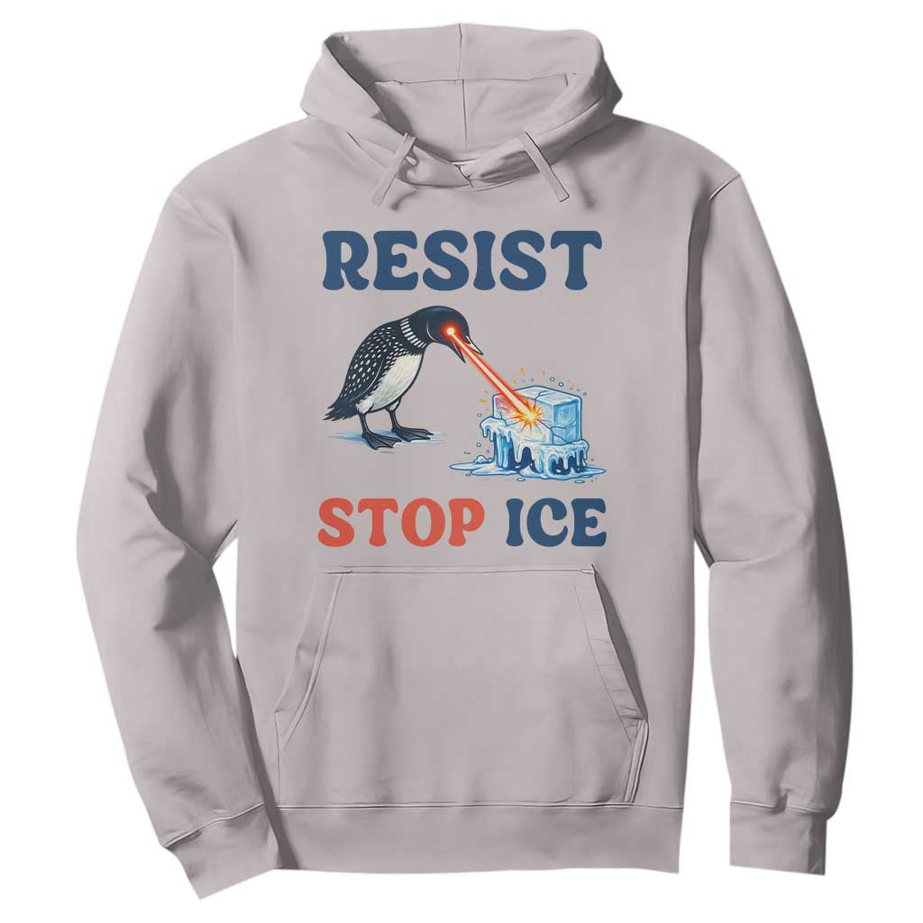Stop ICE Hoodie Minnesota Resist Anti ICE Immigration Protest TS14 Ice Gray Print Your Wear