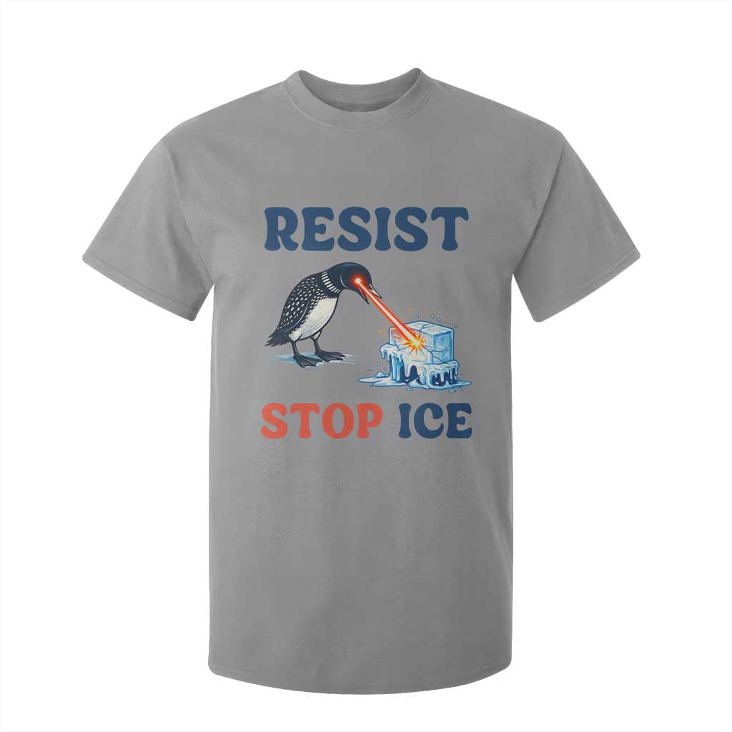 Stop ICE T Shirt For Kid Minnesota Resist Anti ICE Immigration Protest TS14 Sport Gray Print Your Wear