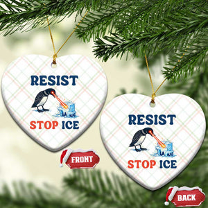 Stop ICE Ceramic Ornament Minnesota Resist Anti ICE Immigration Protest TS14 Print Your Wear
