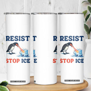 Stop ICE Skinny Tumbler Minnesota Resist Anti ICE Immigration Protest TS14 Print Your Wear