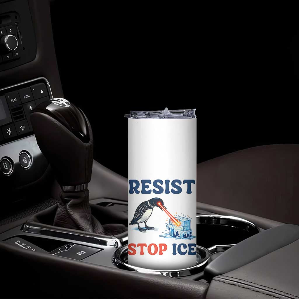 Stop ICE Skinny Tumbler Minnesota Resist Anti ICE Immigration Protest TS14 Print Your Wear