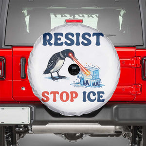 Stop ICE Spare Tire Cover Minnesota Resist Anti ICE Immigration Protest TS14 Black Print Your Wear