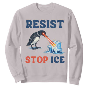 Stop ICE Sweatshirt Minnesota Resist Anti ICE Immigration Protest TS14 Ice Gray Print Your Wear