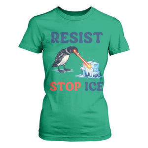 Stop ICE T Shirt For Women Minnesota Resist Anti ICE Immigration Protest TS14 Irish Green Print Your Wear