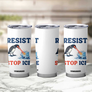 Stop ICE Tumbler Cup Minnesota Resist Anti ICE Immigration Protest TS14 Print Your Wear