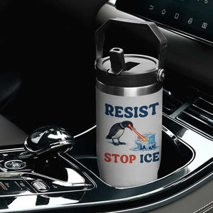 Stop ICE Flip Straw Tumbler Minnesota Resist Anti ICE Immigration Protest TS14 Print Your Wear