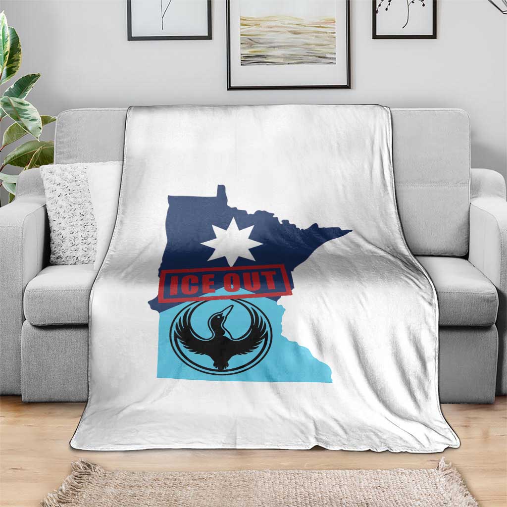 Minnesota Resist Anti ICE Immigration Protest Throw Blanket Ice Out TS14 Print Your Wear