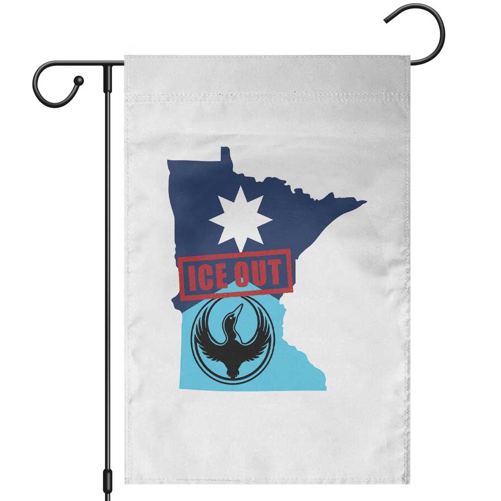 Minnesota Resist Anti ICE Immigration Protest Garden Flag Ice Out TS14 White Print Your Wear