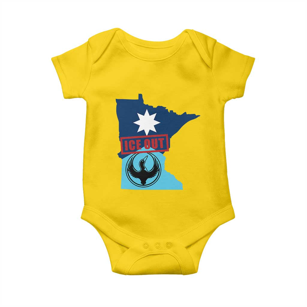 Minnesota Resist Anti ICE Immigration Protest Baby Onesie Ice Out TS14 Daisy Print Your Wear
