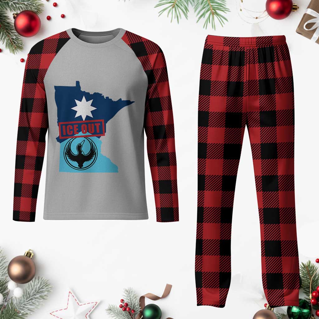 Minnesota Resist Anti ICE Immigration Protest Plaid Pajama Set Ice Out TS14 Buffalo Plaid Print Your Wear
