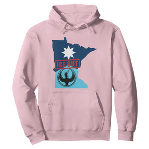 Minnesota Resist Anti ICE Immigration Protest Hoodie Ice Out TS14 Light Pink Print Your Wear