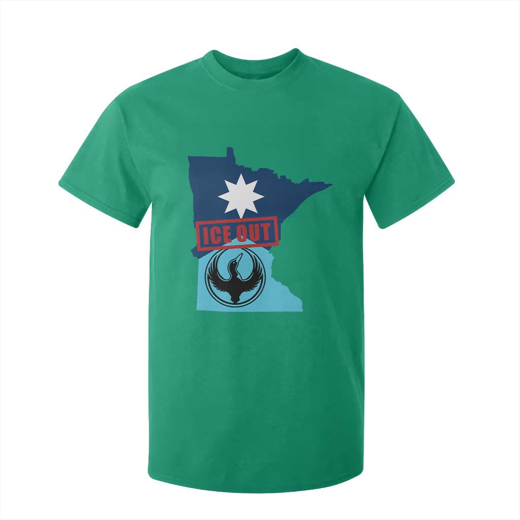 Minnesota Resist Anti ICE Immigration Protest T Shirt For Kid Ice Out TS14 Irish Green Print Your Wear