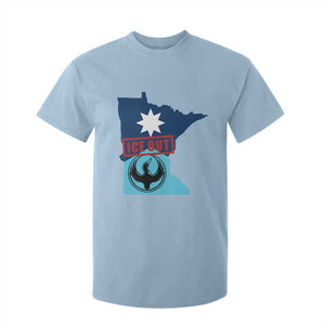 Minnesota Resist Anti ICE Immigration Protest T Shirt For Kid Ice Out TS14 Light Blue Print Your Wear