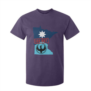 Minnesota Resist Anti ICE Immigration Protest T Shirt For Kid Ice Out TS14 Purple Print Your Wear