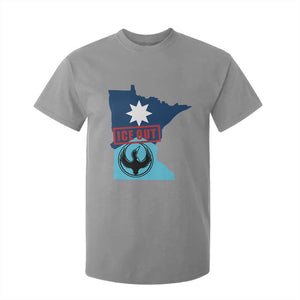Minnesota Resist Anti ICE Immigration Protest T Shirt For Kid Ice Out TS14 Sport Gray Print Your Wear