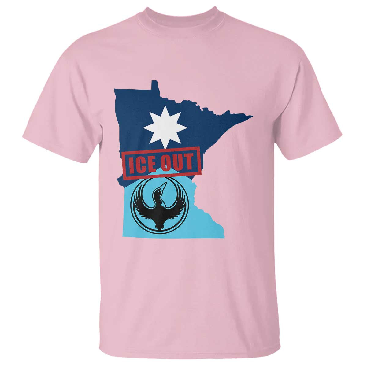 Minnesota Resist Anti ICE Immigration Protest T Shirt Ice Out TS14 Light Pink Print Your Wear