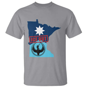Minnesota Resist Anti ICE Immigration Protest T Shirt Ice Out TS14 Sport Gray Print Your Wear