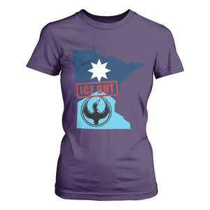 Minnesota Resist Anti ICE Immigration Protest T Shirt For Women Ice Out TS14 Purple Print Your Wear