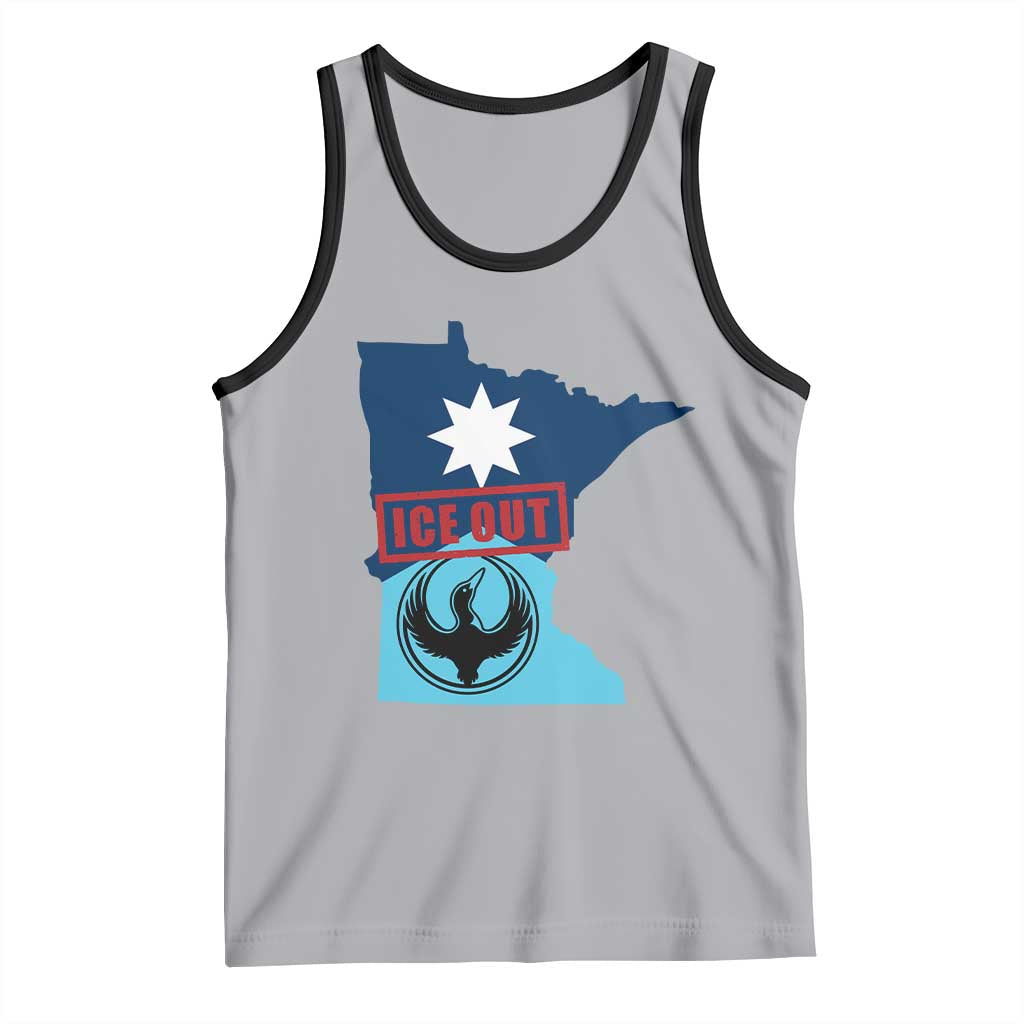 Minnesota Resist Anti ICE Immigration Protest Tank Top Ice Out TS14 Athletic Heather Black Print Your Wear