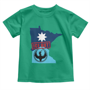 Minnesota Resist Anti ICE Immigration Protest Toddler T Shirt Ice Out TS14 Irish Green Print Your Wear