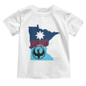 Minnesota Resist Anti ICE Immigration Protest Toddler T Shirt Ice Out TS14 White Print Your Wear