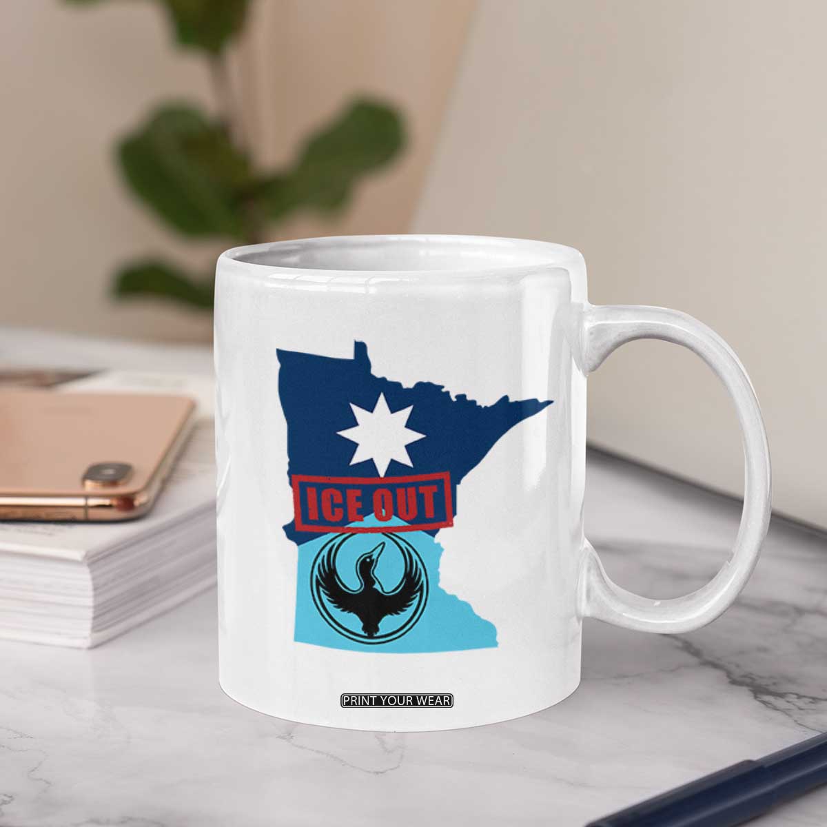 Minnesota Resist Anti ICE Immigration Protest Coffee Mug Ice Out TS14 Print Your Wear