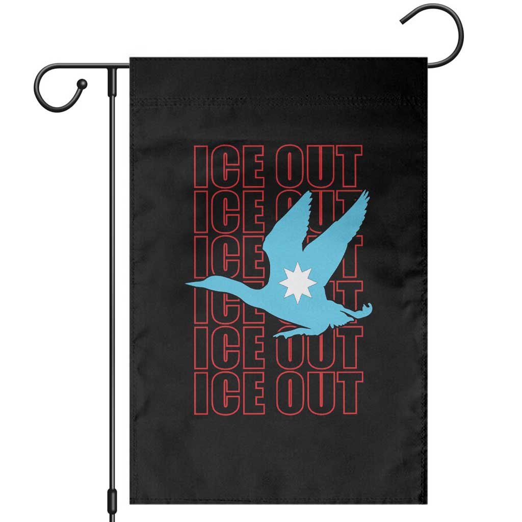 Minnesota Anti ICE Immigration Protest Garden Flag Ice Out TS14 Black Print Your Wear