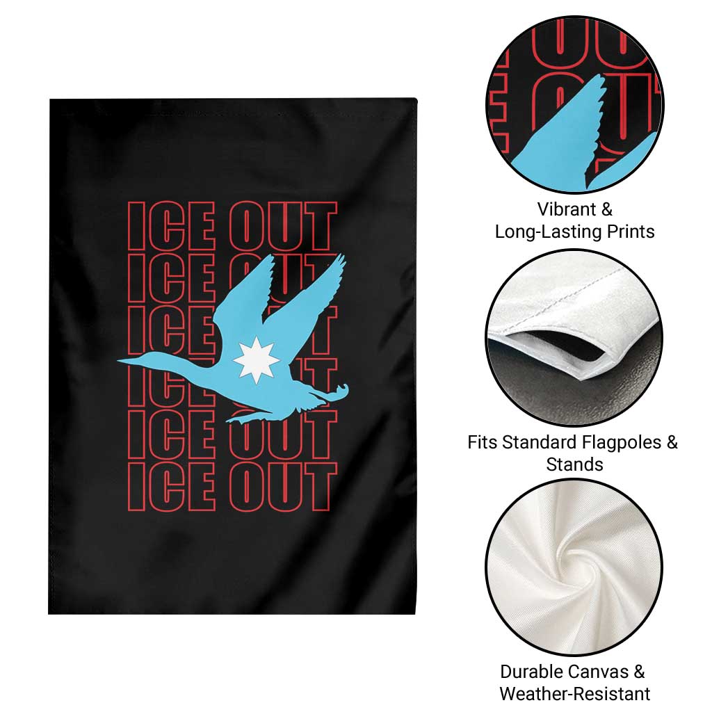 Minnesota Anti ICE Immigration Protest Garden Flag Ice Out TS14 Print Your Wear