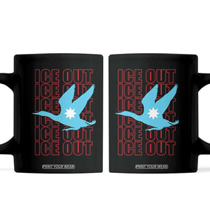 Minnesota Anti ICE Immigration Protest Coffee Mug Ice Out TS14 Black Print Your Wear