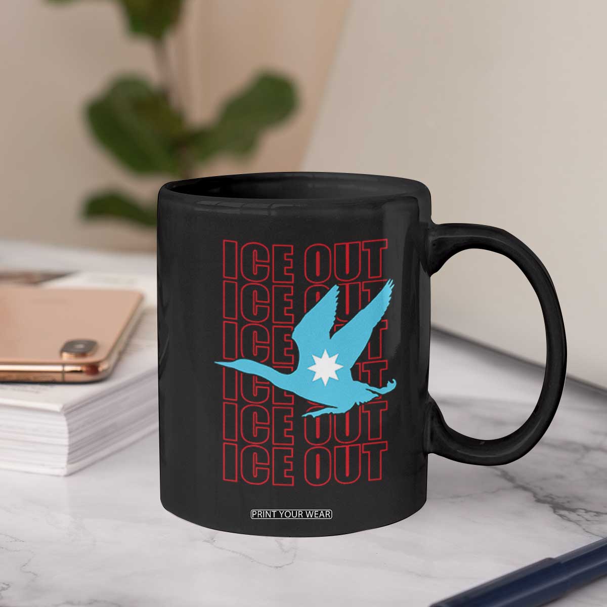 Minnesota Anti ICE Immigration Protest Coffee Mug Ice Out TS14 Print Your Wear