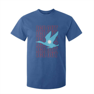 Minnesota Anti ICE Immigration Protest T Shirt For Kid Ice Out TS14 Royal Blue Print Your Wear